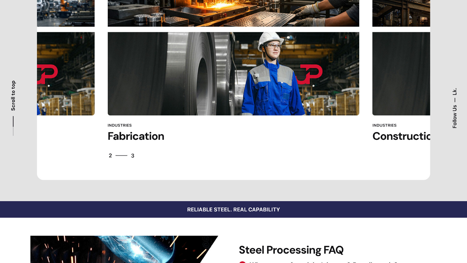 website preview steel fabrication uk 2