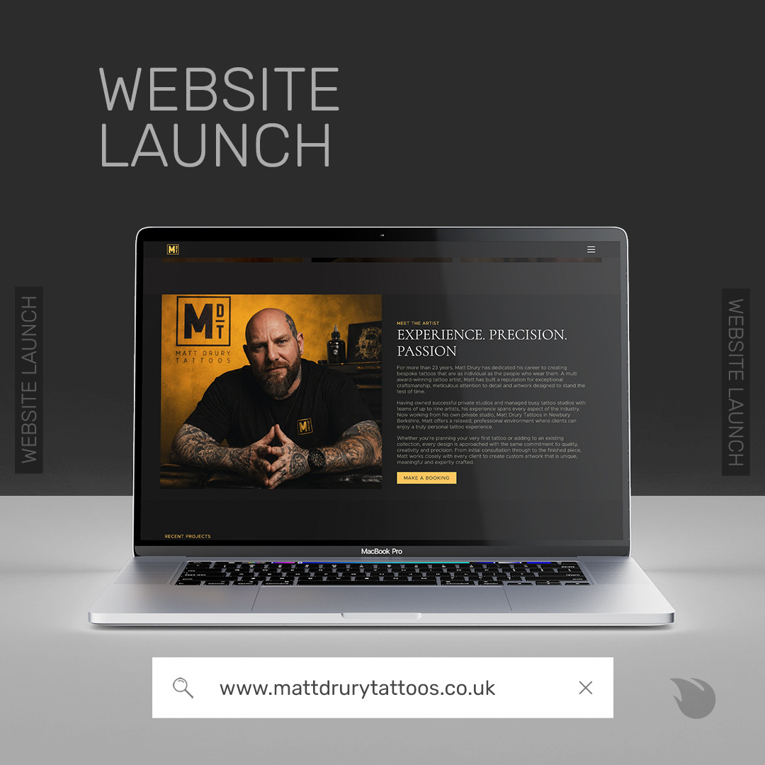 Matt Drury tattooist web design 2