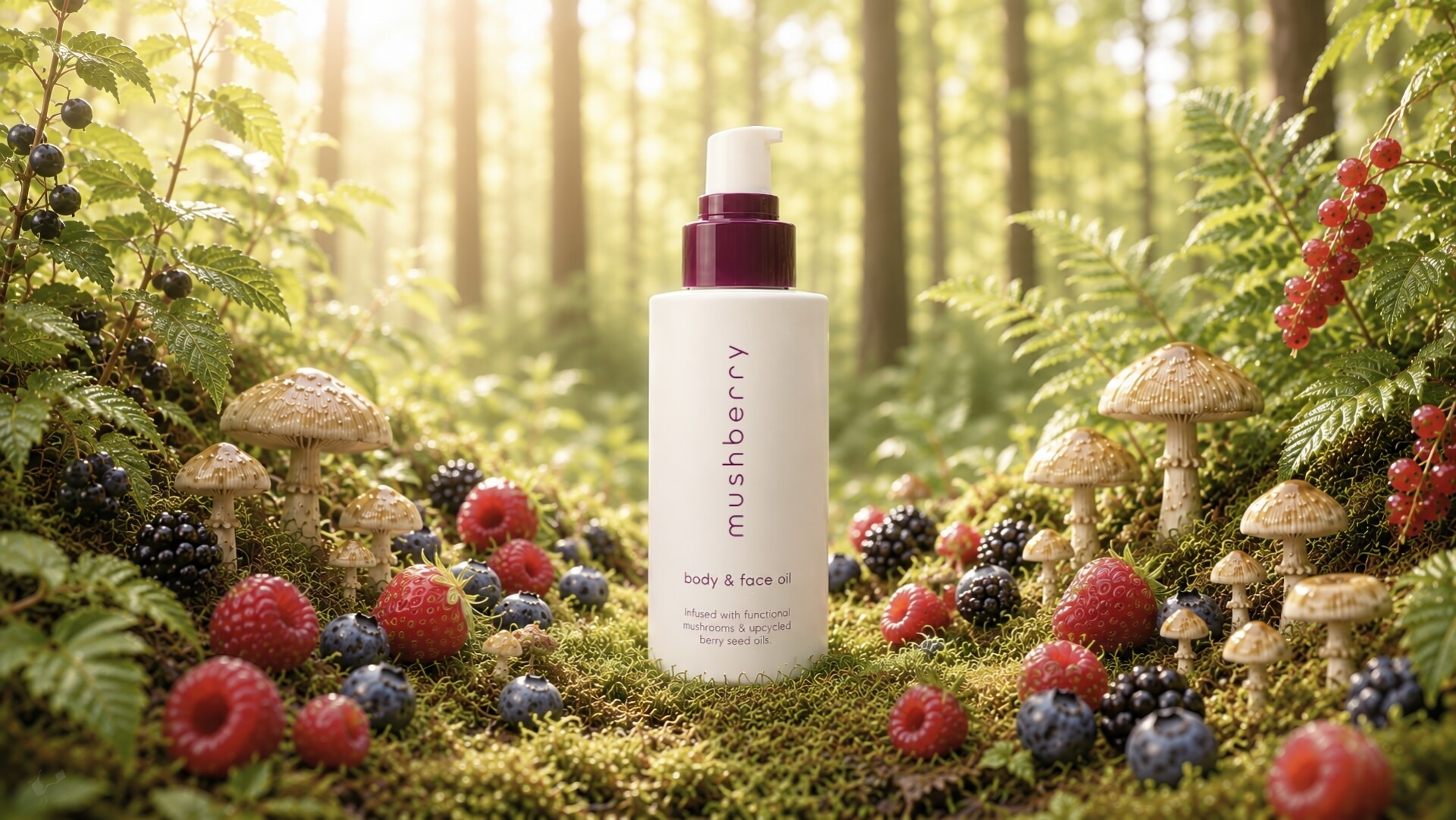 Mushberry skincare web design ross on wye herefordshire 2